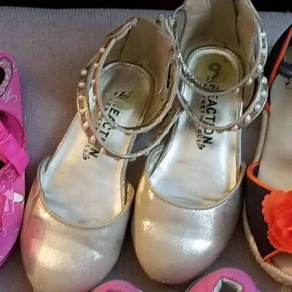 Reaction Kenneth Cole Other - SOLD!!Gold Pearl Toddler Flats